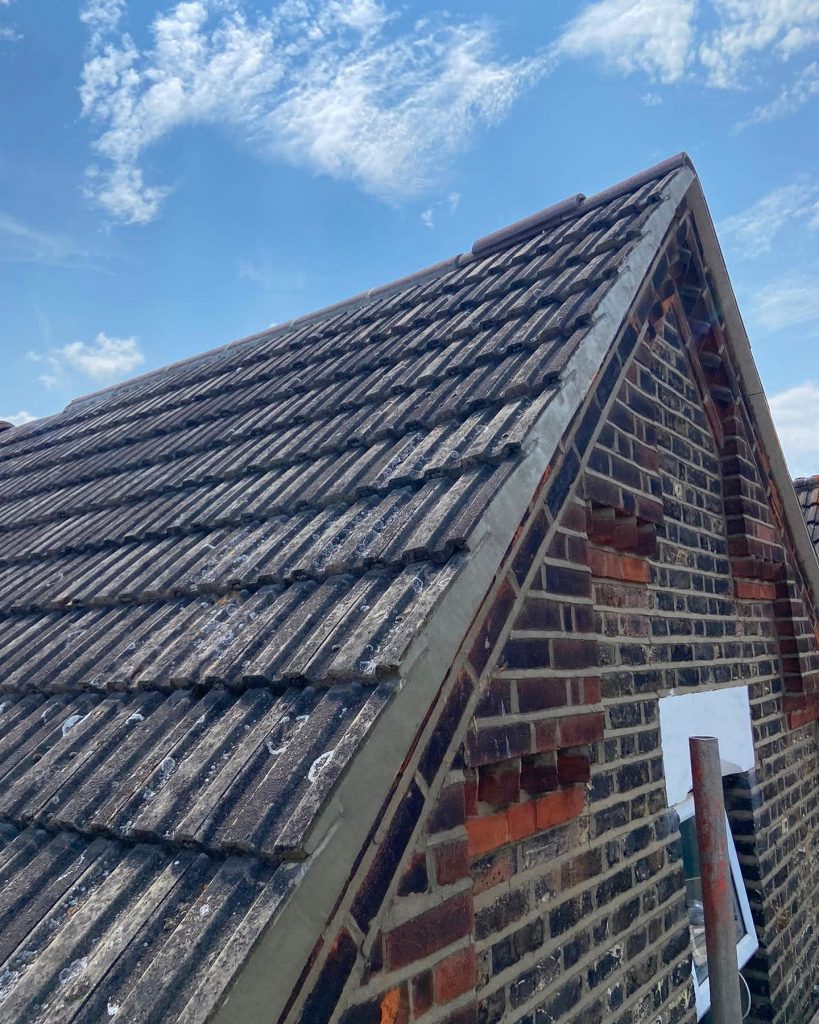 Finished Roof Project Using Existing Tiles